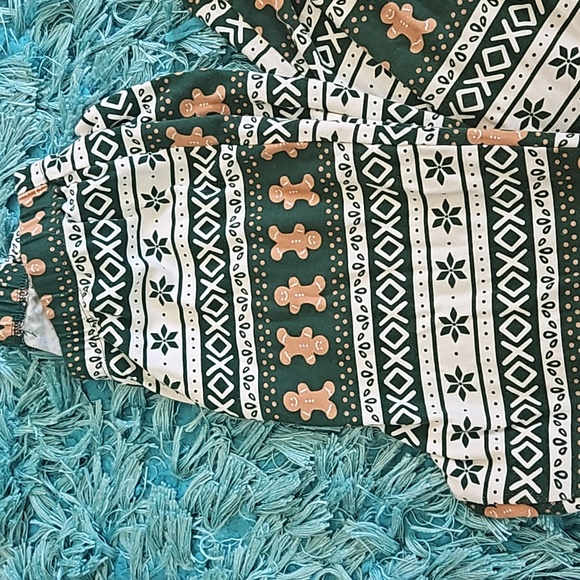 ladies sz med lauren Conrad holiday pj bottoms gingerbread  cute - Picture 3 of 4